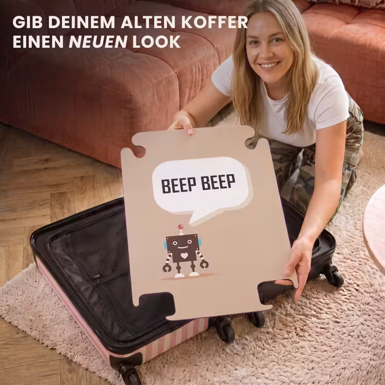 CaseSwap™ - Sprechender Roboter beige — 3