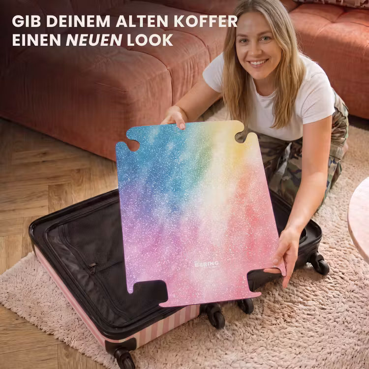 CaseSwap™ - Kinderkoffer - Funkelnder Regenbogennebel — 3