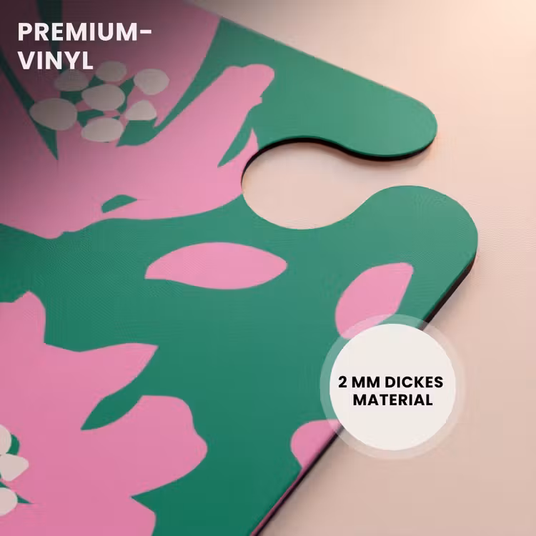 CaseSwap™ - Pastellfarbene Blumen - Rosa mit Grün — 6