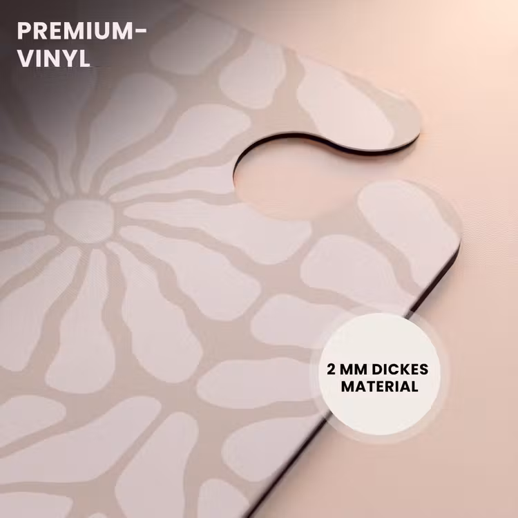 CaseSwap™ - Pastellfarbene Blumen - Beige — 6