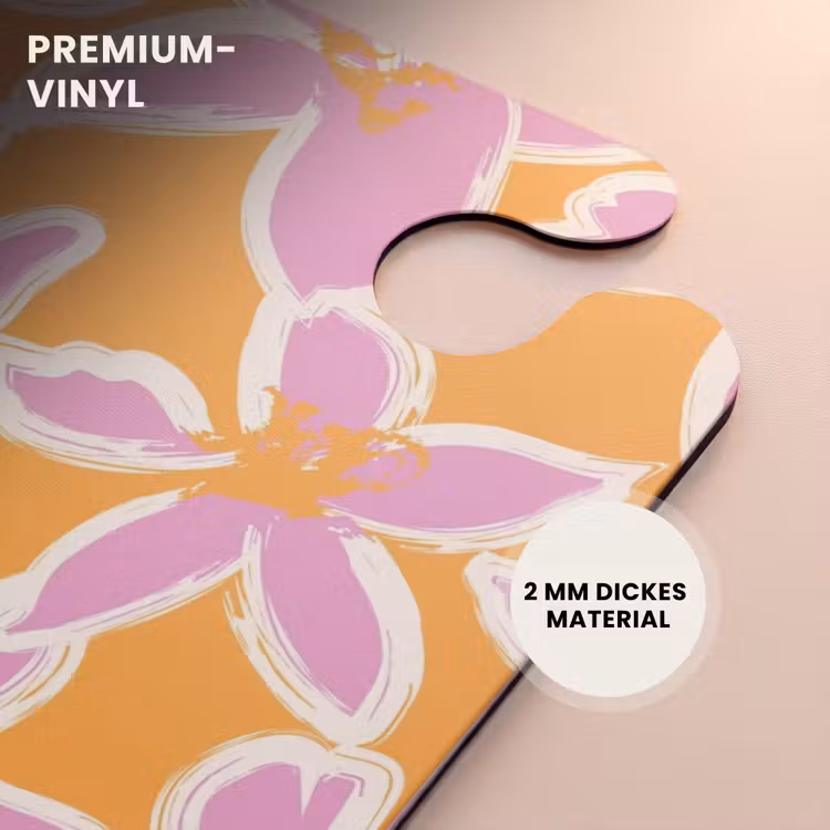 CaseSwap™ - Pastellfarbene Blumen - Rosa mit Orange — 6