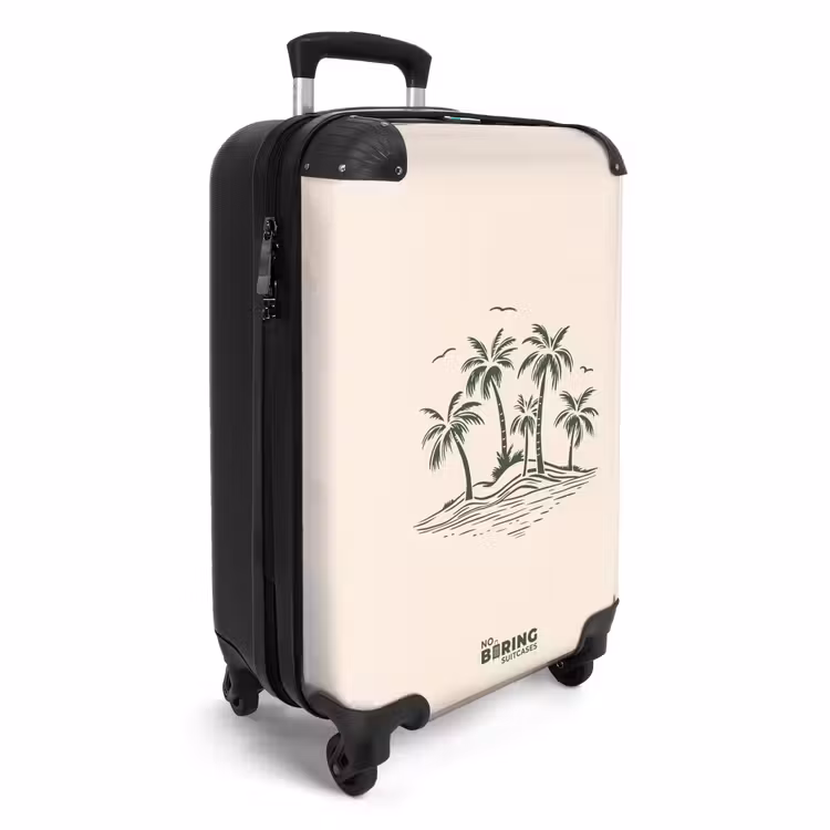 CaseSwap™ - Palmen - Palme auf cremefarbenem Hintergrund — 2