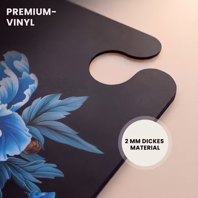 CaseSwap™ - Vintage Blumen - Pfingstrosen blau — 6