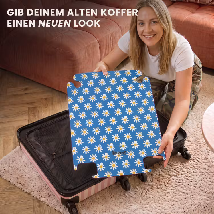 CaseSwap™ - Vintage-Blumenmuster - Blau — 3
