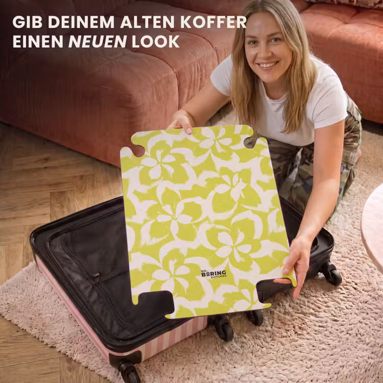 CaseSwap™ - Vintage-Blumenmuster - Lindgrün — 3