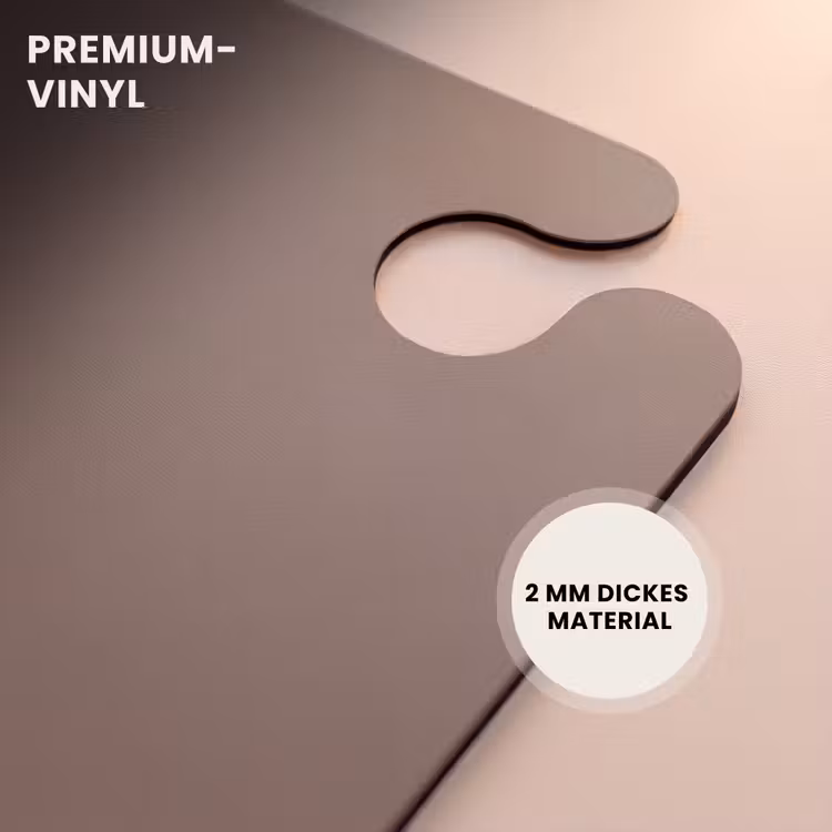 CaseSwap™ - Palmen - Palme auf taupe-braunem Hintergrund — 6