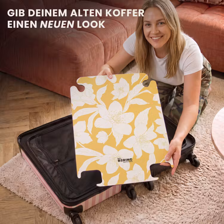 CaseSwap™ - Vintage-Blumen - Gelb — 3