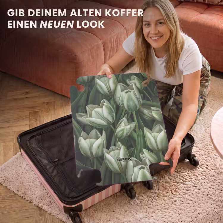 CaseSwap™ - Vintage-Blumen - Grün — 3