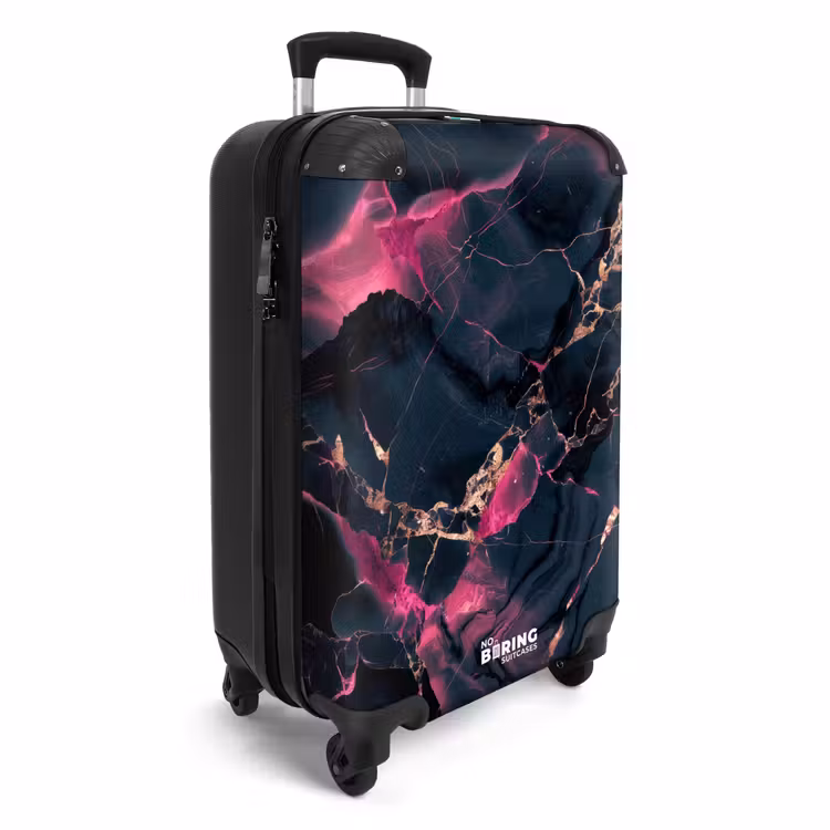 CaseSwap™ - Marmor - Fluoreszierendes Rosa in dunklem Marmor — 2