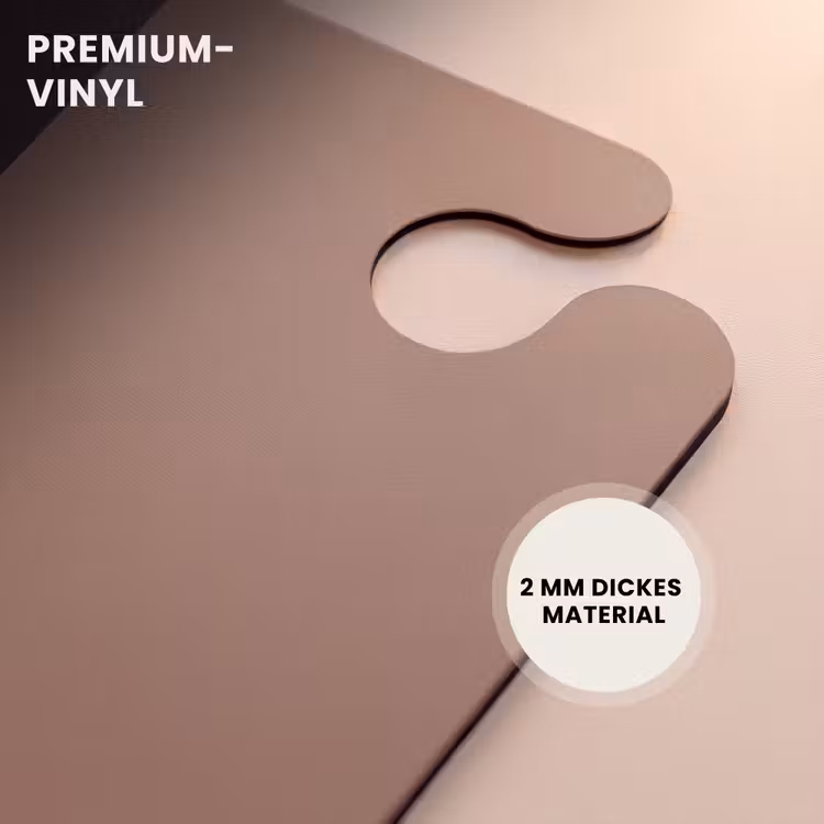 CaseSwap™ - Minimal - Warmes Braun mit schwarzem Streifen — 6
