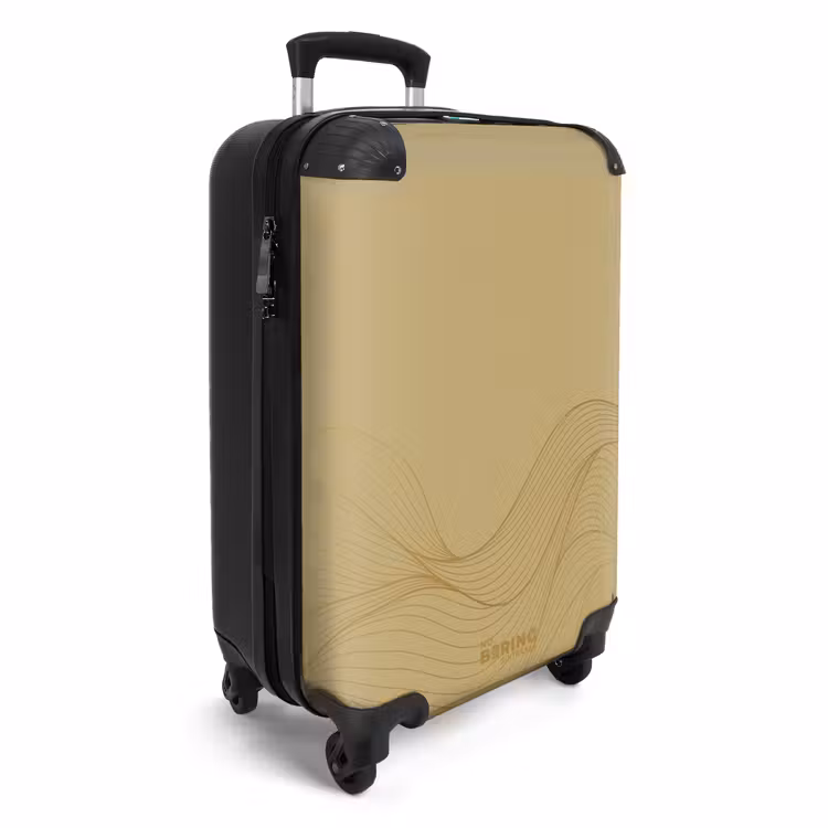 CaseSwap™ - Minimal - Goldbraun mit goldenen Wellen — 2