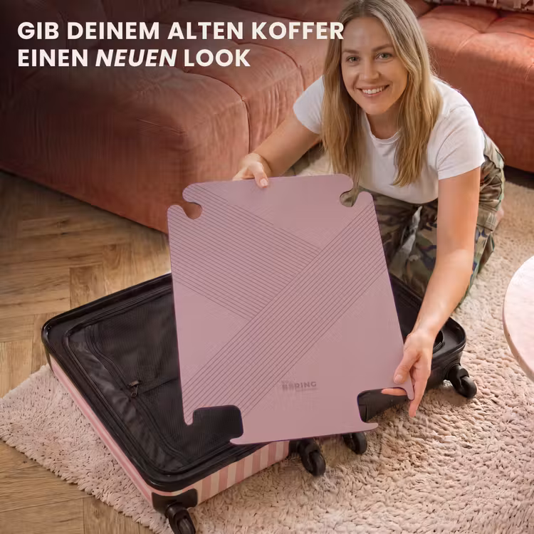 CaseSwap™ - Minimal - Sich kreuzende Linien auf Palisanderholz — 3
