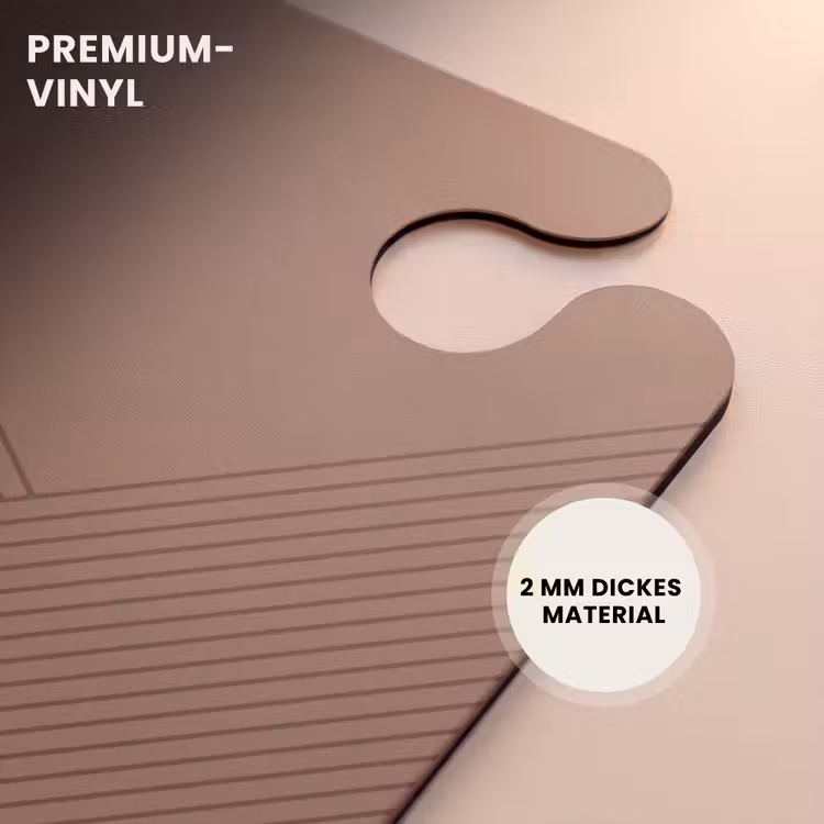 CaseSwap™ - Minimal - Sich kreuzende Linien auf warmem Braun — 6