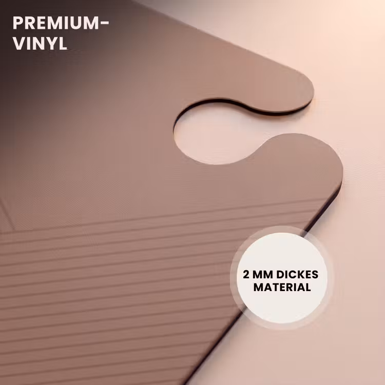 CaseSwap™ - Minimal - sich kreuzende Linien auf mokkabraun — 6