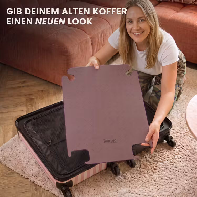 CaseSwap™ - Minimal - Dezent gemustert Kastanienbraun — 3