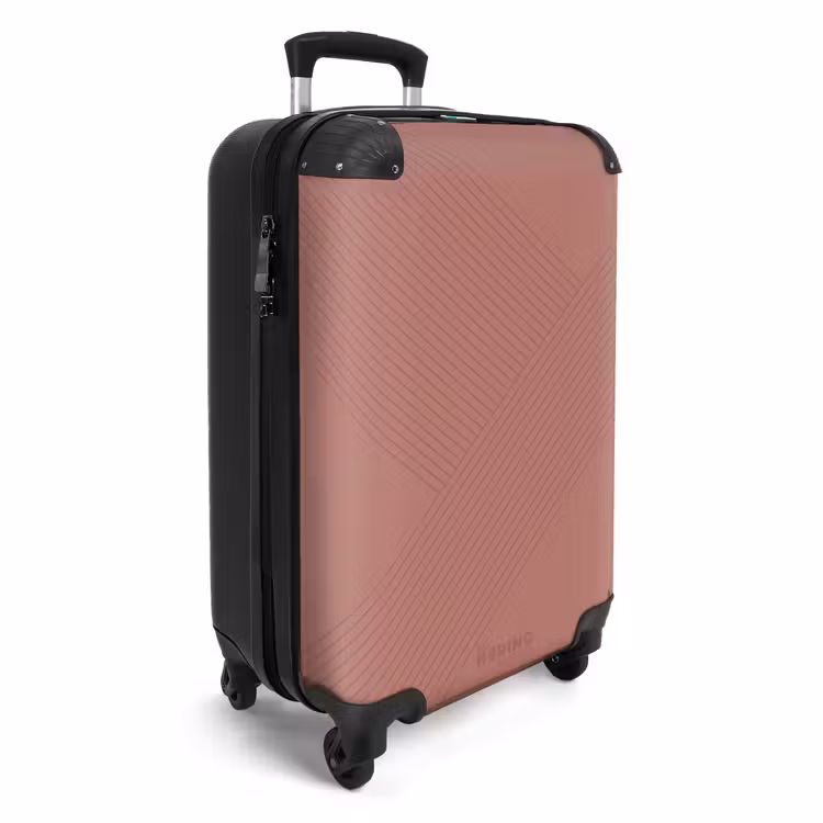 CaseSwap™ - Minimal - Sich kreuzende Linien auf Terrakotta rosa — 2