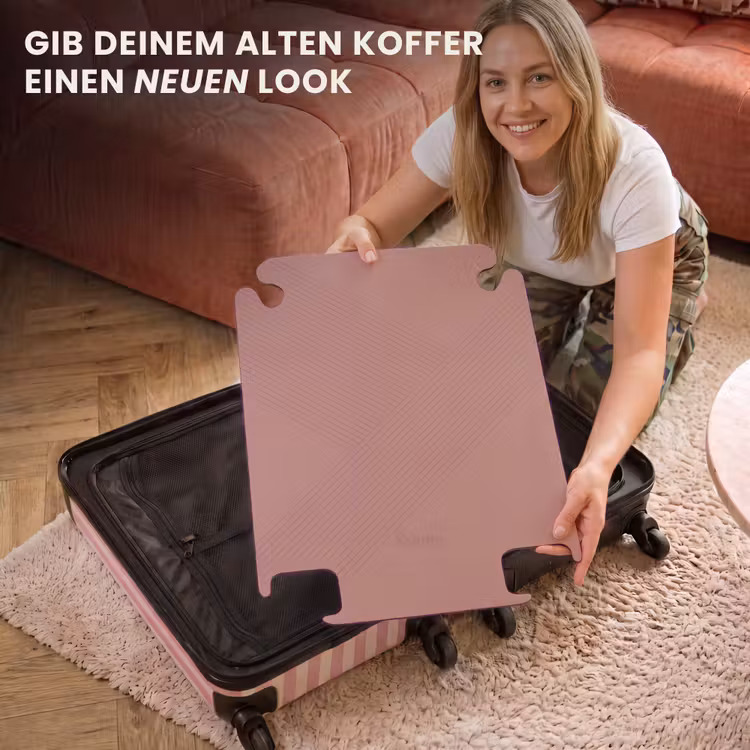 CaseSwap™ - Minimal - Sich kreuzende Linien auf Terrakotta rosa — 3