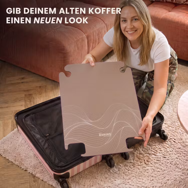 CaseSwap™ - Minimal - Warmes Braun mit Wellen — 3