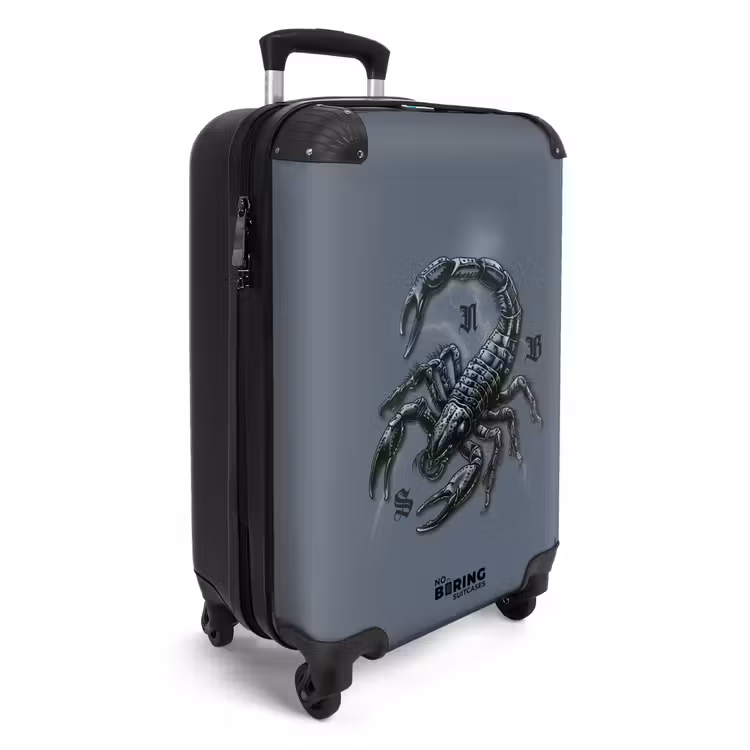 CaseSwap™ - Tattoo Stil- Realistischer Skorpion auf grauem Hintergrund — 2