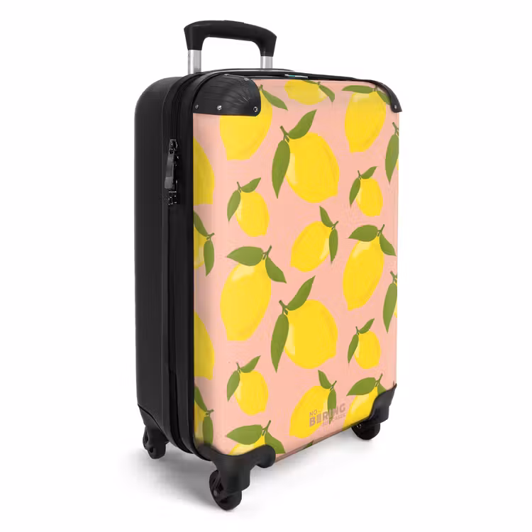 CaseSwap™ - Pastell - Zitronen auf lachsrosa Hintergrund — 2