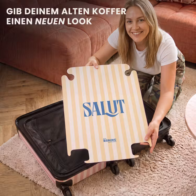 CaseSwap™ - Zitate - Salut hell bernsteinfarben und cremeweiß — 3