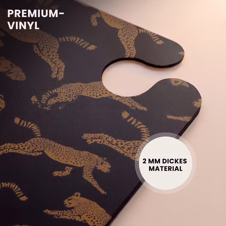 CaseSwap™ - Muster - Leopardenmuster auf Schwarz — 6