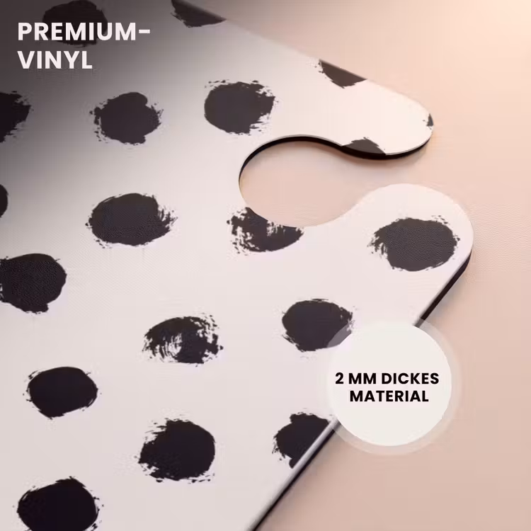 CaseSwap™ - Muster - Schwarze Flecken auf Creme — 6