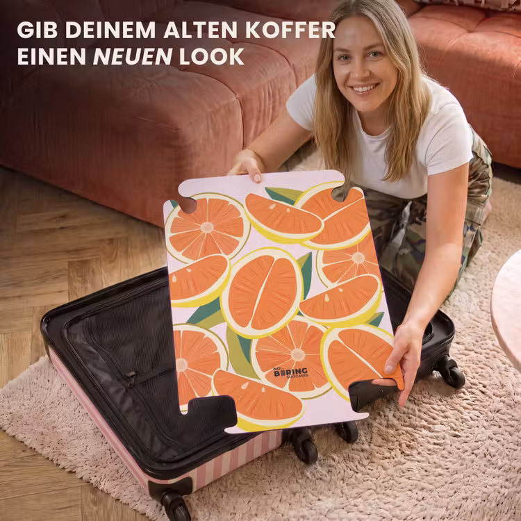 CaseSwap™ - Sommererinnerungen - Grapefruit auf rosa Hintergrund — 3
