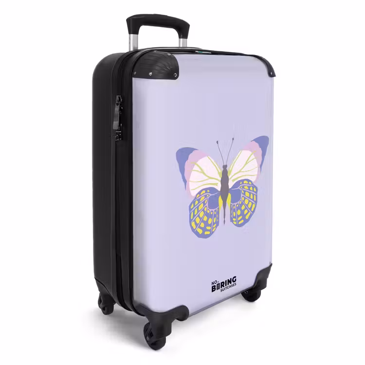 CaseSwap™ - Sommererinnerungen - Schmetterling auf fliederfarbenem Hintergrund — 2