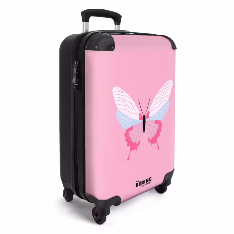 CaseSwap™ - Sommererinnerungen - Schmetterling auf rosa Hintergrund — 2