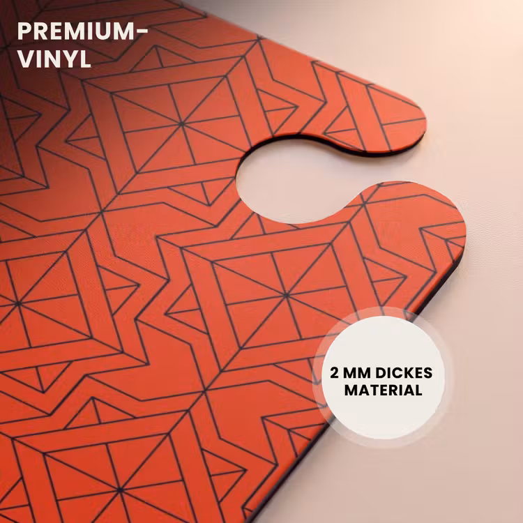 CaseSwap™ - Muster - Geometrisches Muster auf Orange — 6