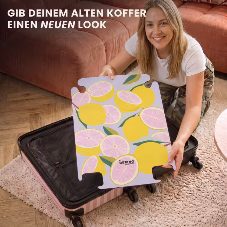 CaseSwap™ - Sommererinnerungen - Zitronen auf fliederfarbenem Hintergrund — 3