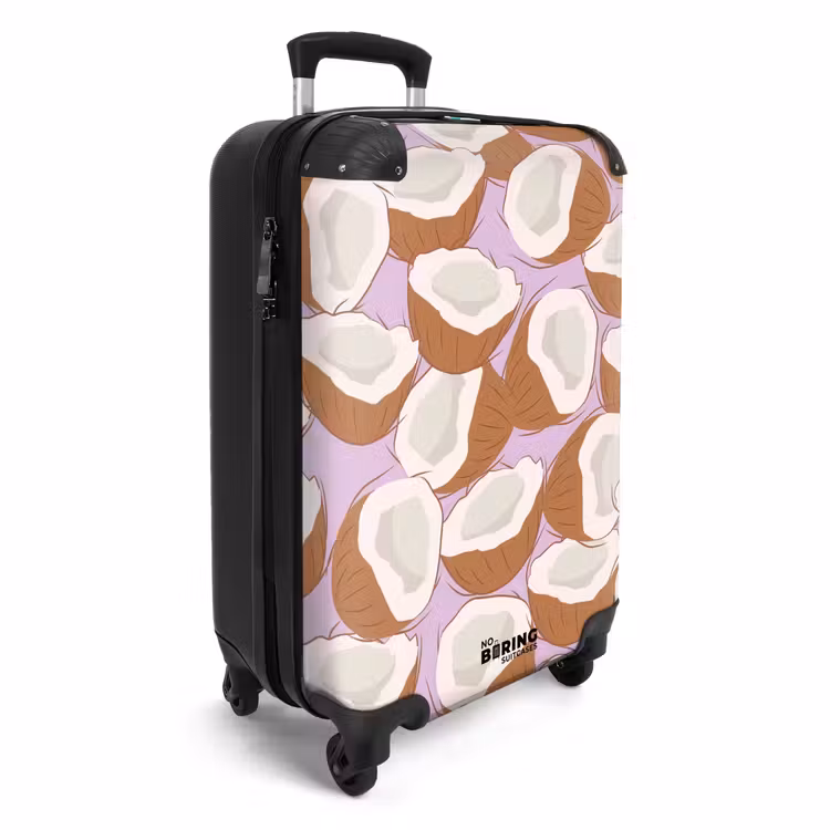 CaseSwap™ - Sommererinnerungen - Kokosnüsse auf fliederfarbenem Hintergrund — 2