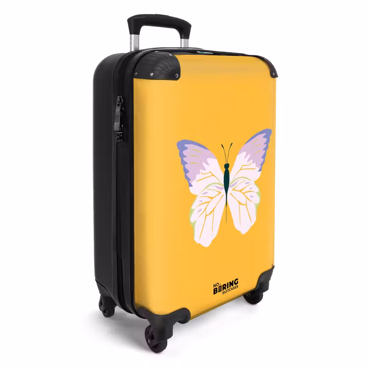 CaseSwap™ - Sommererinnerungen - Schmetterling auf gelbem Hintergrund — 2