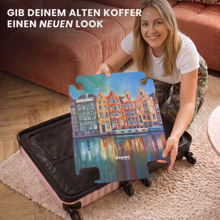 CaseSwap™ - Amsterdam - Ölgemälde - Gracht - Gemälde - Kunst — 3