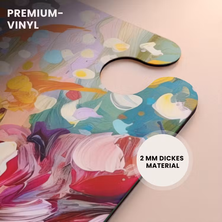 CaseSwap™ - Gemälde - Ölfarbe - Blumen - Regenbogen — 6