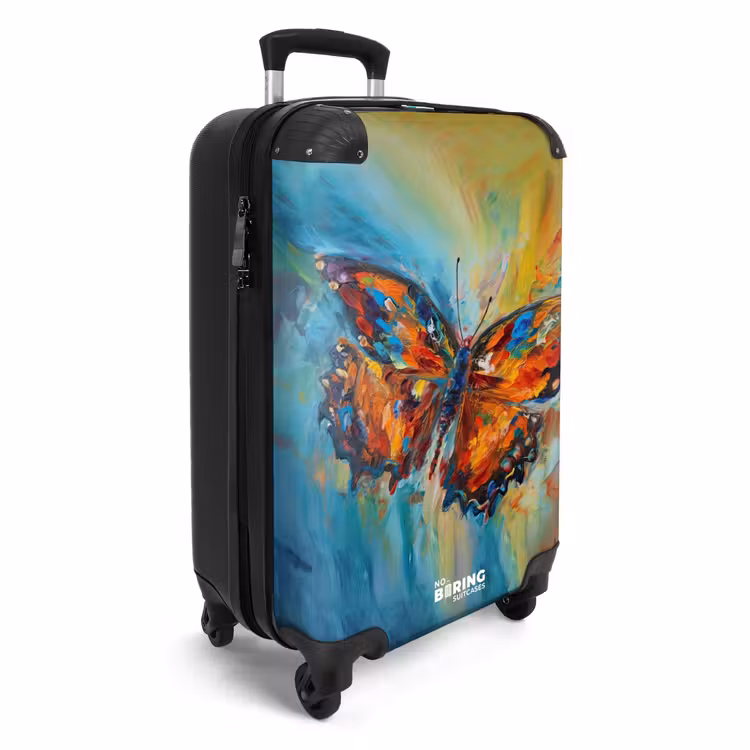 CaseSwap™ - Schmetterling als farbenfrohes Öl-Kunstwerk — 2