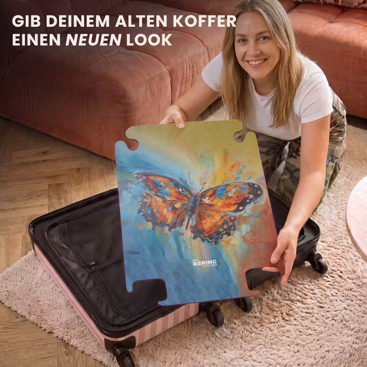 CaseSwap™ - Schmetterling als farbenfrohes Öl-Kunstwerk — 3