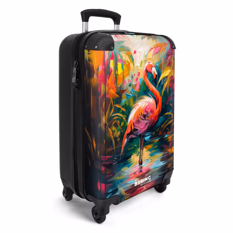 CaseSwap™ - Flamingo in bunter Ölmalerei — 2