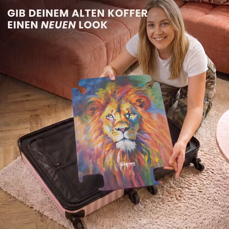 CaseSwap™ - Porträt eines Löwen in bunter Ölfarbe — 3