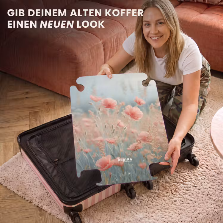 CaseSwap™ - Blumenfeld mit rosa Mohnblumen — 3