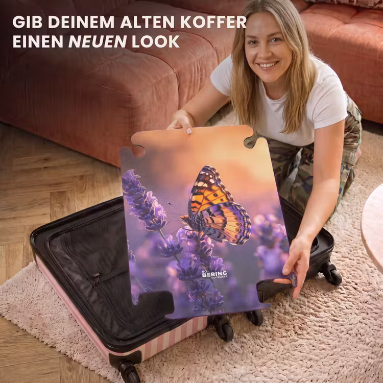 CaseSwap™ - Schmetterling auf lila Lavendel — 3