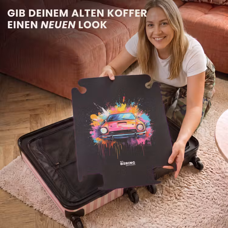 CaseSwap™ - Rosa Auto mit bunter Farbe — 3