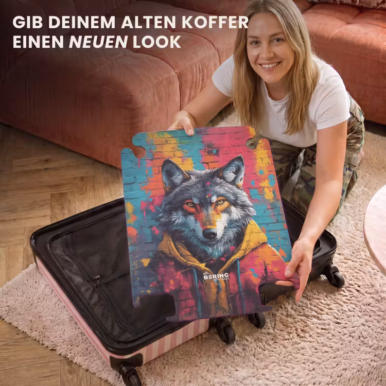 CaseSwap™ - Bunter Fuchs mit Fell im Graffiti-Stil — 3
