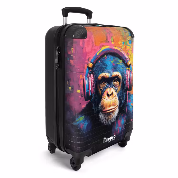 CaseSwap™ - Buntes Äffchen mit Kopfhörern im Graffiti-Stil — 2