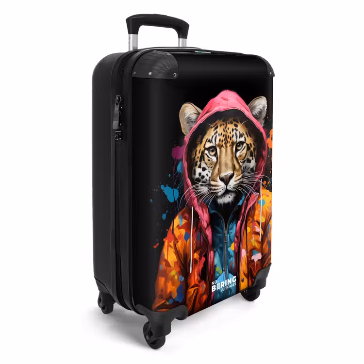 CaseSwap™ - Leopard mit buntem Fell und Farbspritzern — 2