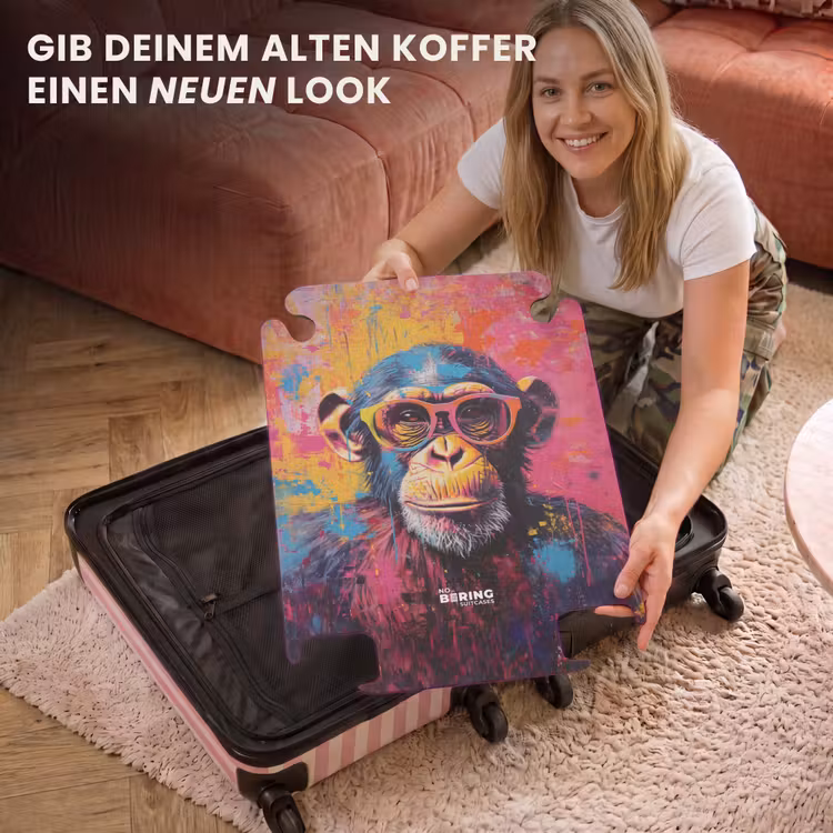 CaseSwap™ - Schimpanse mit Brille im Graffiti-Stil — 3
