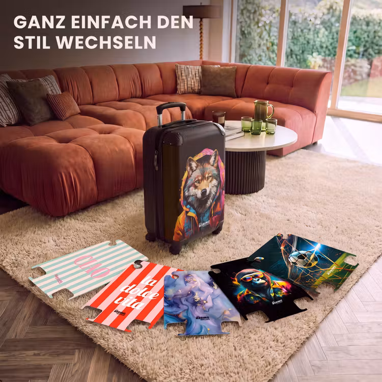 CaseSwap™ - Fuchs mit buntem Fell und Farbspritzern — 5