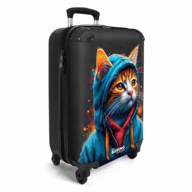 CaseSwap™ - Graffiti-Katze mit blauer Weste — 2