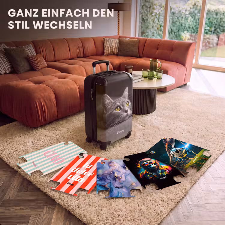CaseSwap™ - Schwarz-weiße Katze mit gelben Augen — 5